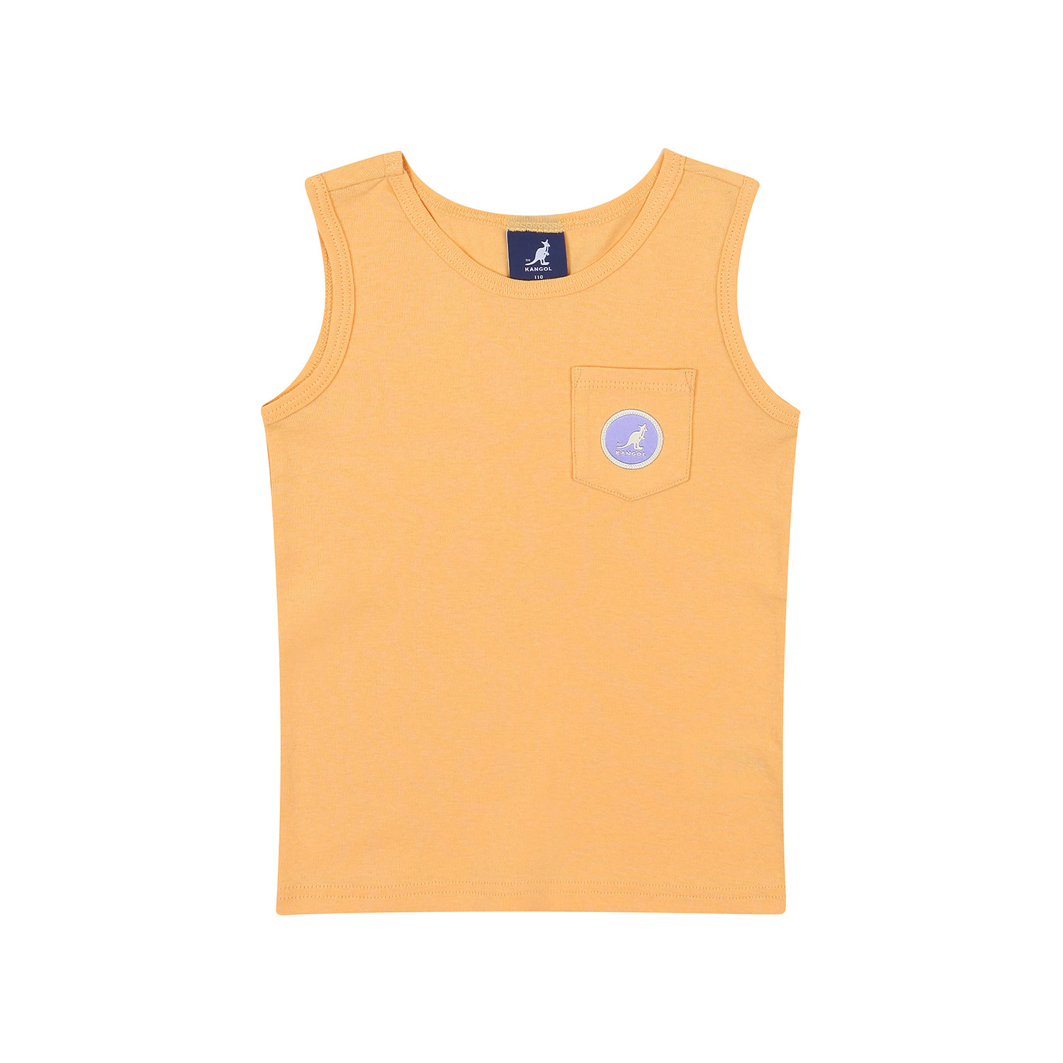 클래식 클럽 슬리브리스 티셔츠 OB 0022 라이트 오렌지